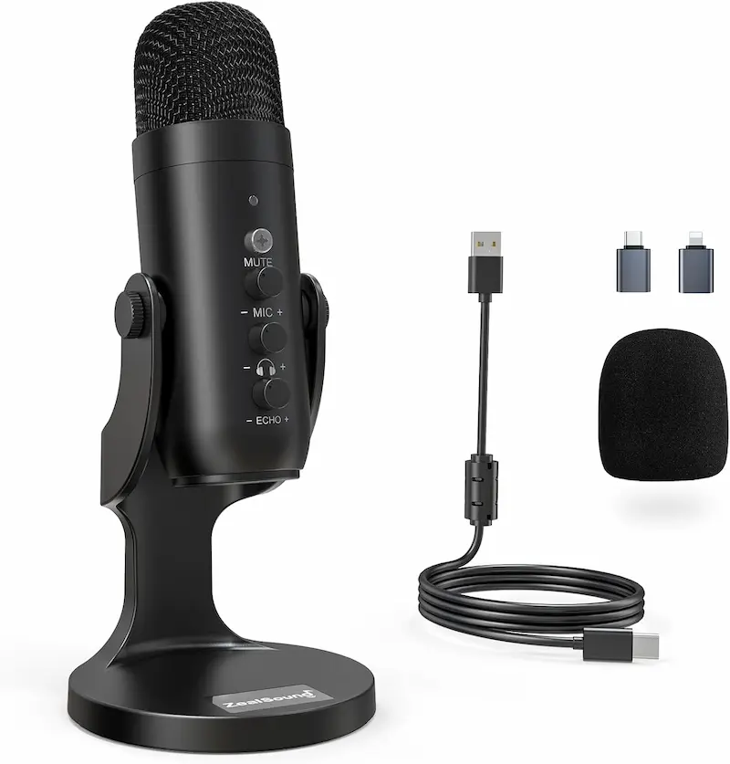 ZealSound K66 Series USB Condenser Microphone