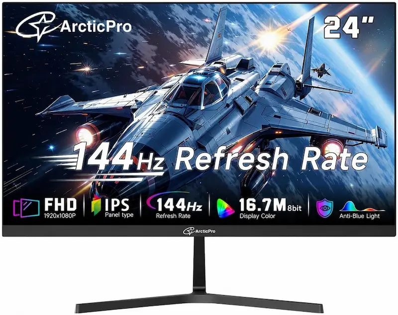ArcticPro 24 Inch Gaming Monitor 144Hz IPS FHD (AD24ZF1)