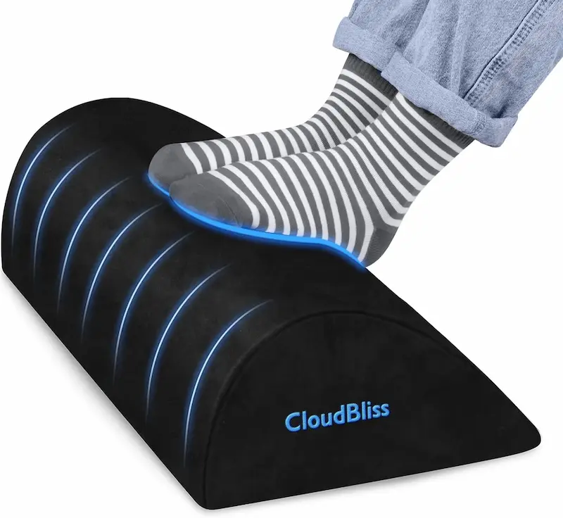 CloudBliss Under Desk Memory Foam Footrest