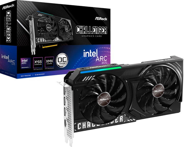 ASRock Intel Arc B570 Challenger OC