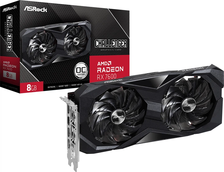 ASRock AMD Radeon RX 7600 Challenger OC
