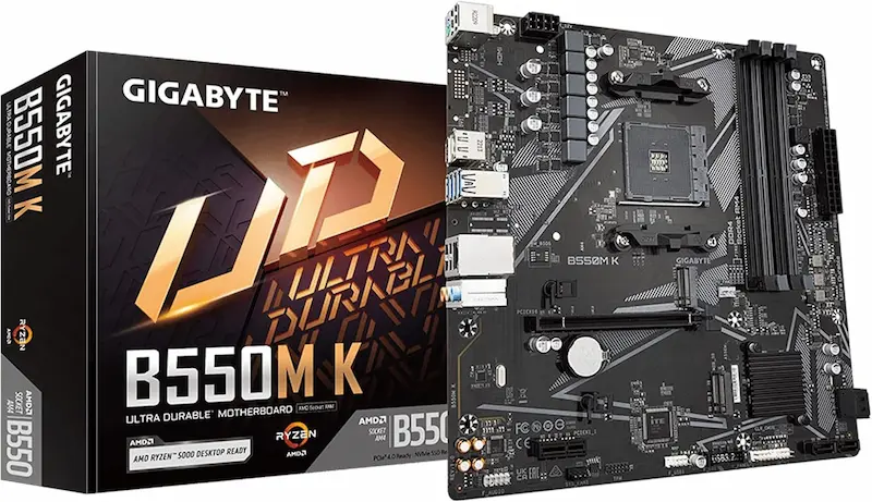 GIGABYTE B550M K Micro-ATX Motherboard
