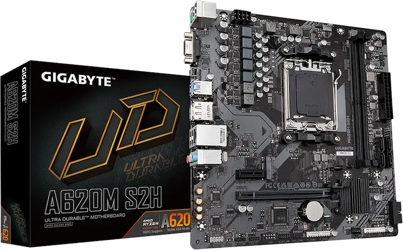 GIGABYTE A620M S2H Ultra Durable Motherboard