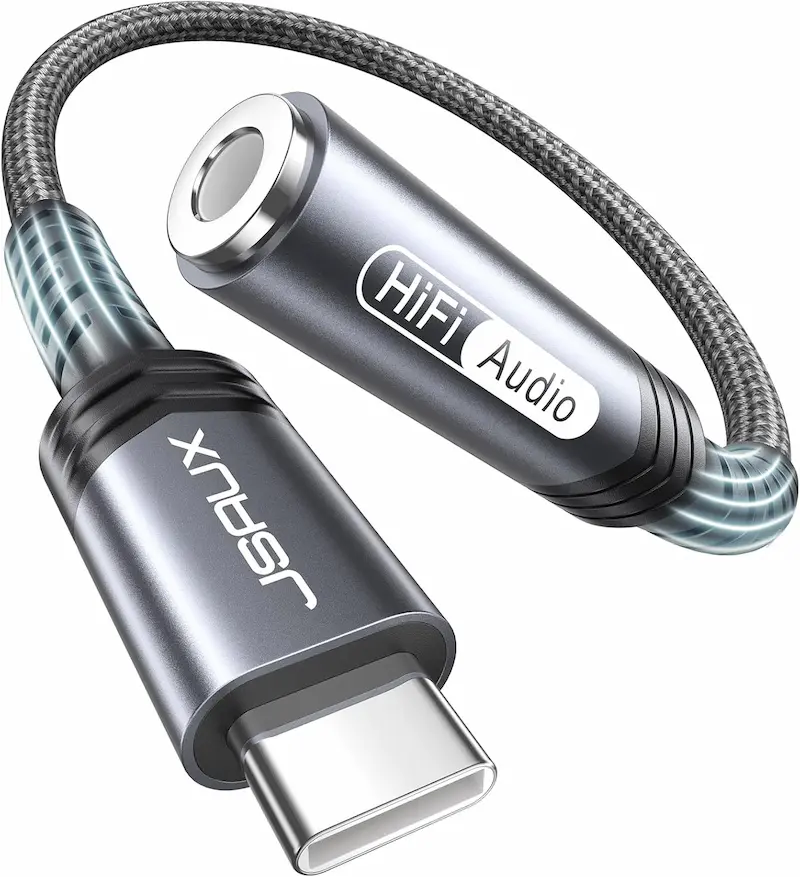 JSAUX USB-C to 3.5mm Headphone Jack Adapter