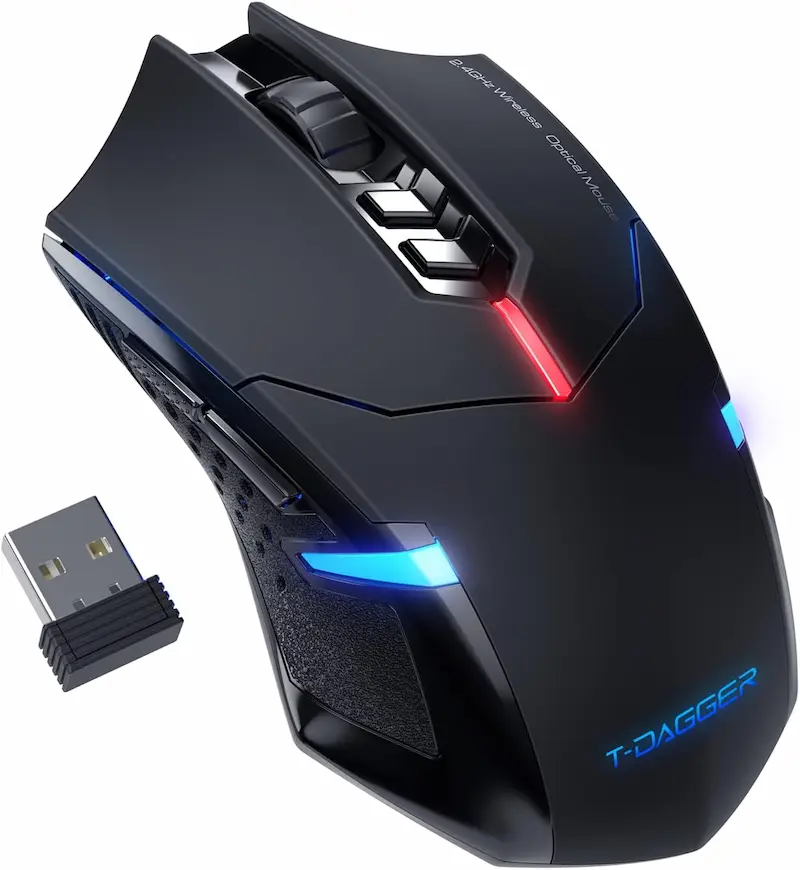 T-DAGGER 066 Cordless Ergonomic Wireless Mouse