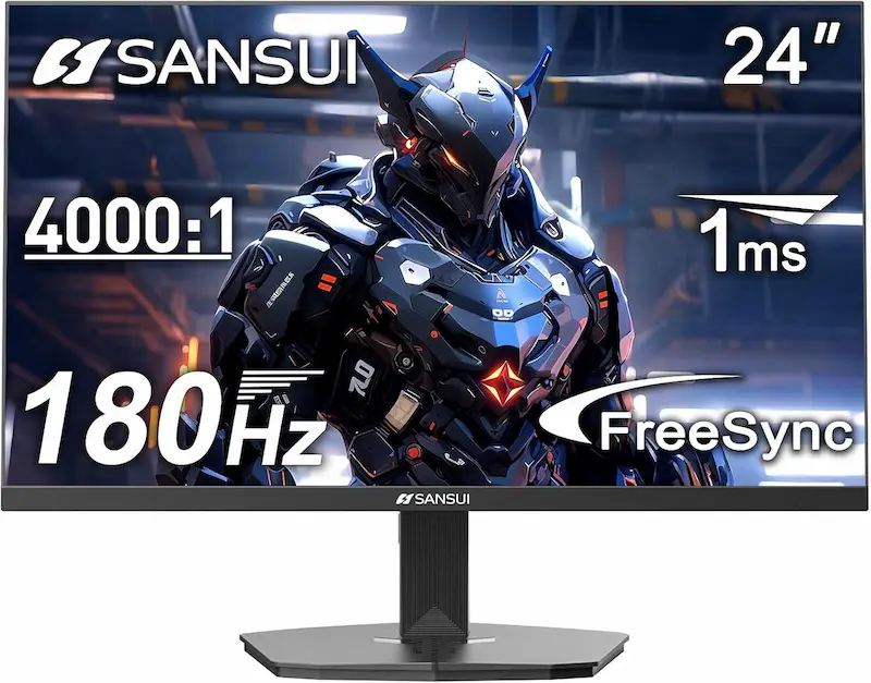 SANSUI 24" 180Hz Fast IPS Gaming Monitor ES-G24F4