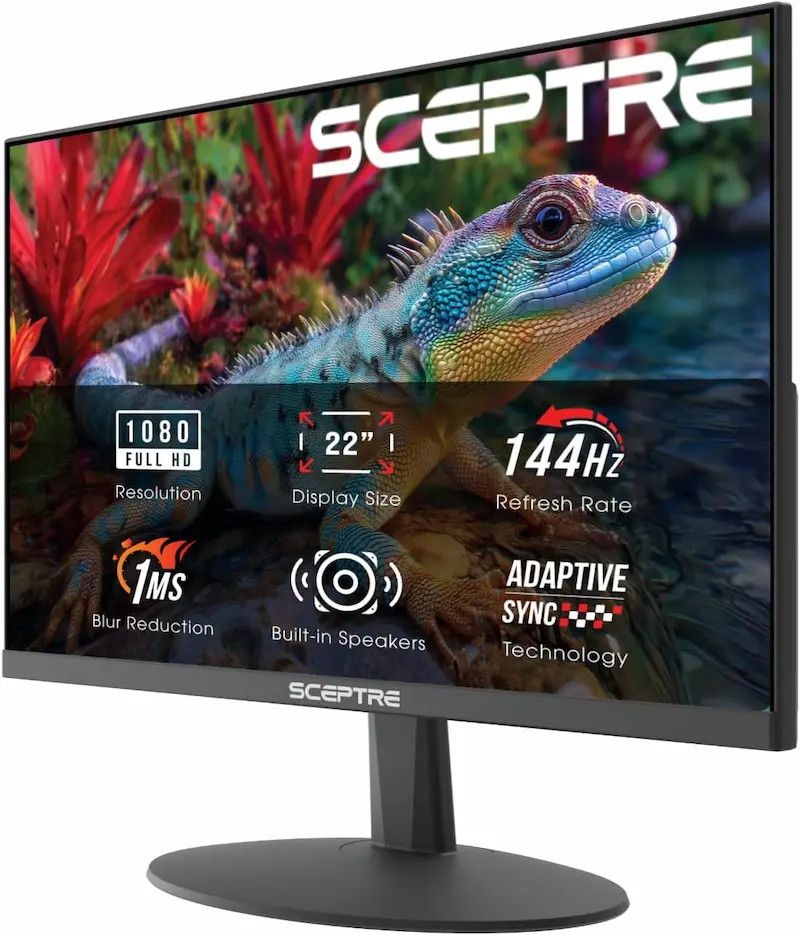 Sceptre 22-Inch 144Hz FHD Gaming Monitor (E225W-FW144G)