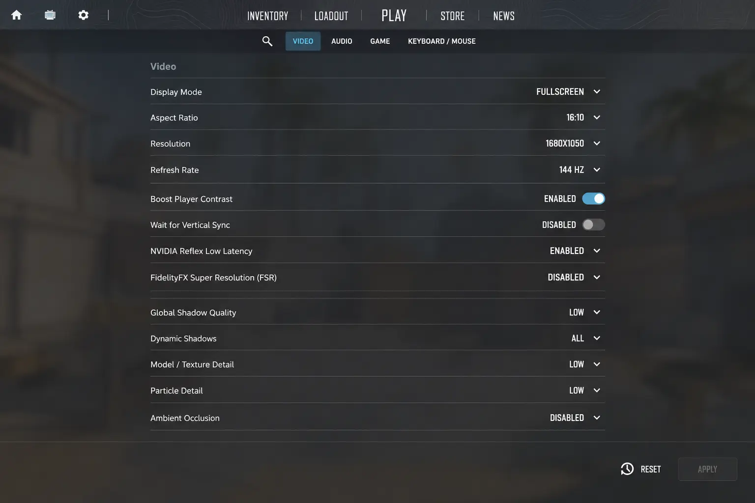 Optimized CS2 Video Configuration