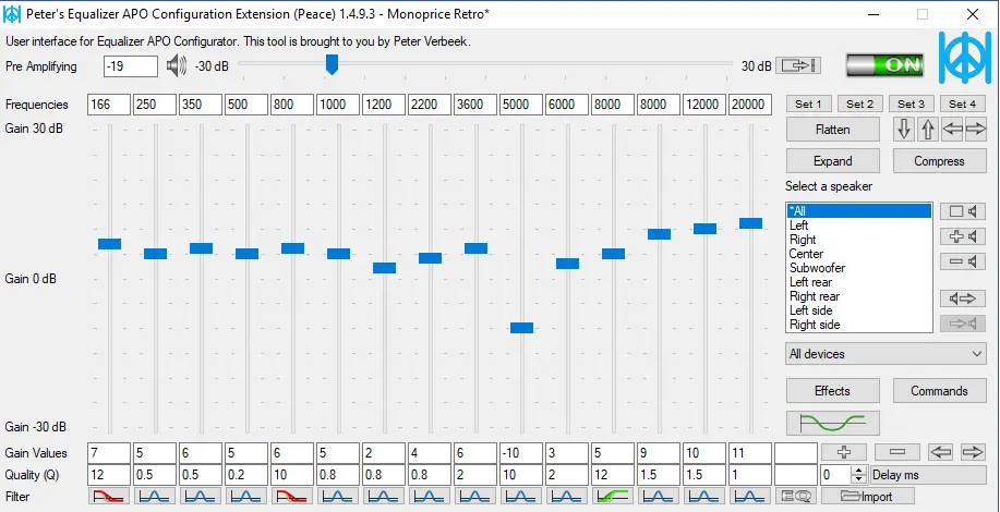 Free EQ: Equalizer APO + Peace GUI (Advanced — Maximum Footstep Clarity)