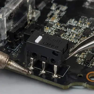 Solder the New Switch and Reassemble